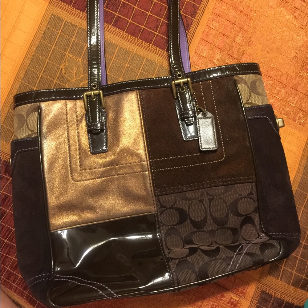 Coach F10432 Patchwork tote